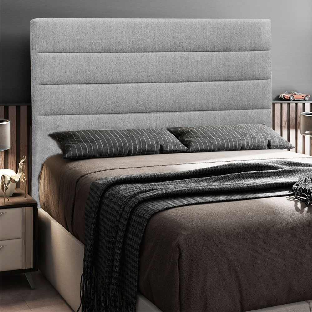 Cabeceira Casal 140 cm Livia Linho Cinza - SSX Multicoisas
