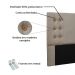 Cabeceira Genova Cama Box Queen 160cm Linho Rustico Areia - SSX Multicoisas