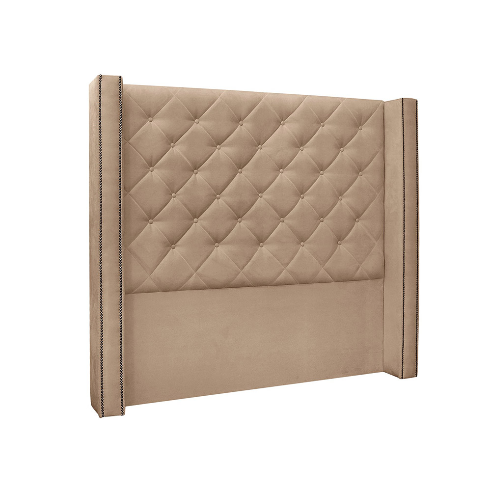 Cabeceira King 195 cm Vicenza Suede - SSX Multicoisas