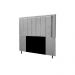 Cabeceira Opala Cama Box Queen 160cm Linho Cinza - SSX Multicoisas