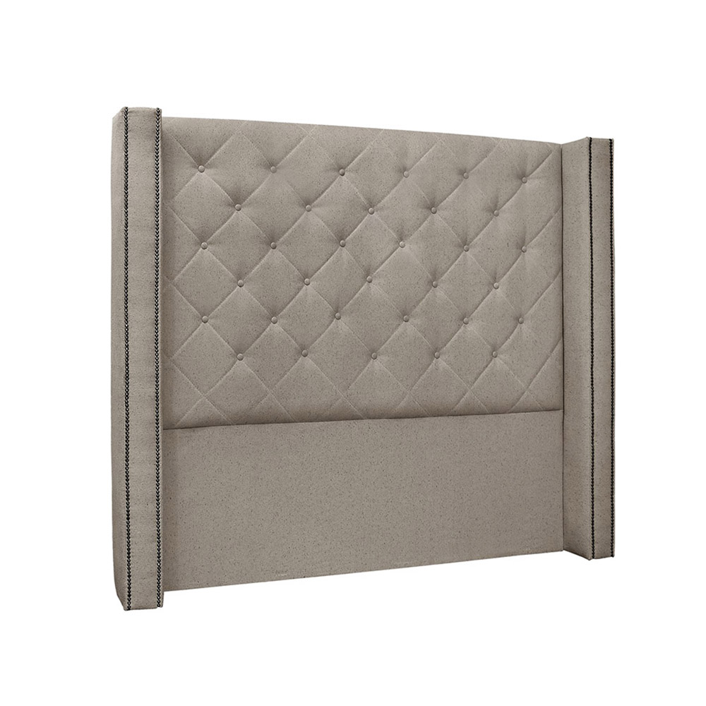 Cabeceira Solteiro 90 cm Vicenza Linho Rustico Areia - SSX Multicoisas
