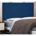Cabeceira Casal Esmeralda Suede Azul