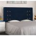 Cabeceira Casal Gênova Suede Azul