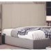 Cabeceira Casal Ravenna Suede Bege