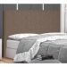 Cabeceira Casal Tânia Suede Caramelo