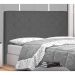 Cabeceira Casal Tânia Suede Cinza