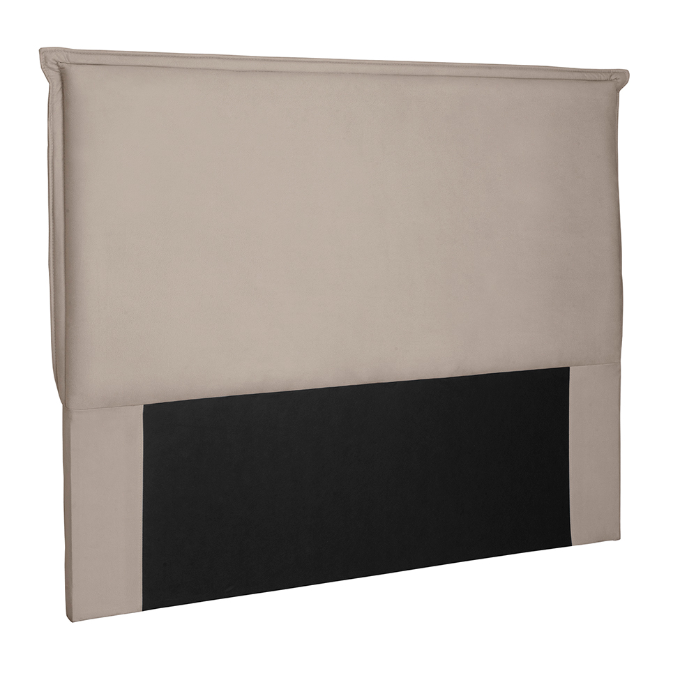 Cabeceira Casal Veneza Suede Bege