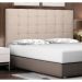 Cabeceira Casal Verona Suede Bege
