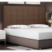 Cabeceira Casal Verona Suede Caramelo