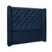 Cabeceira Casal Vicenza Suede Azul