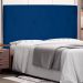 Cabeceira King Aquilla Suede Azul