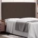 Cabeceira King Aquilla Suede Café