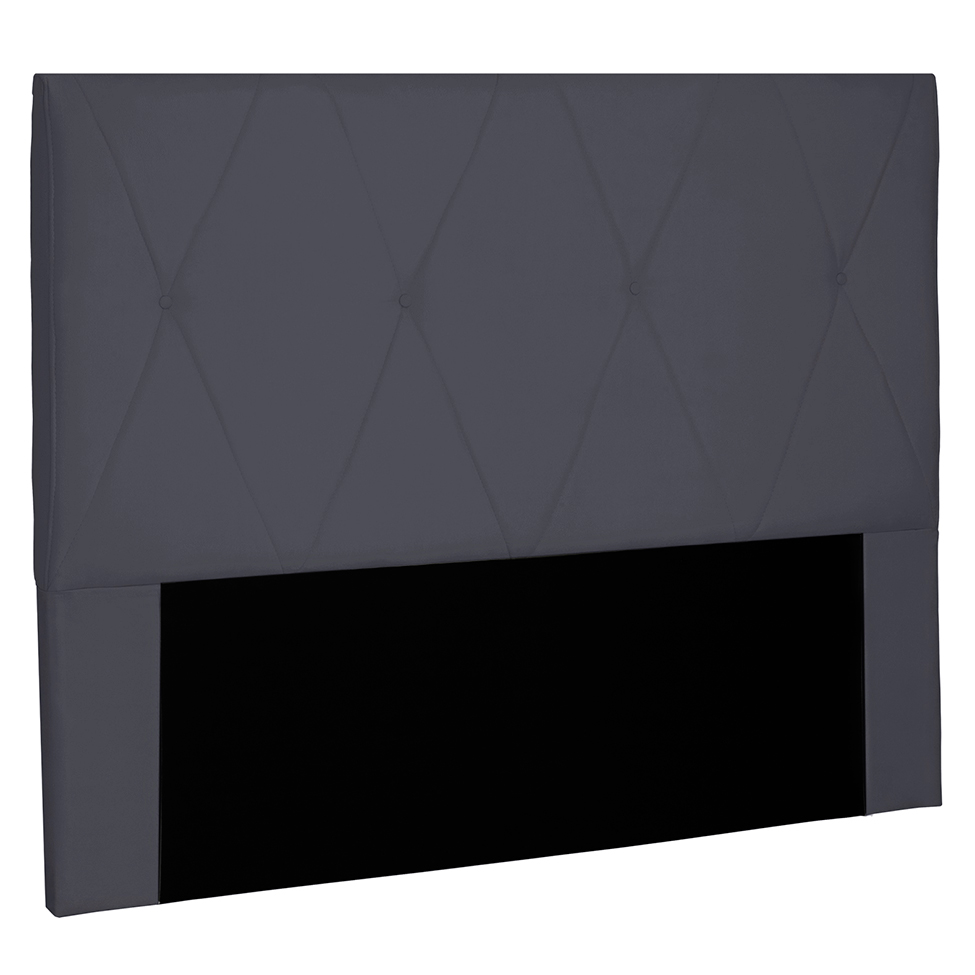 Cabeceira King Aquilla Suede Cinza