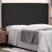 Cabeceira King Aquilla Suede Preta
