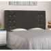 Cabeceira King Gênova Suede Cinza