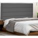 Cabeceira King La Italiana Suede Cinza