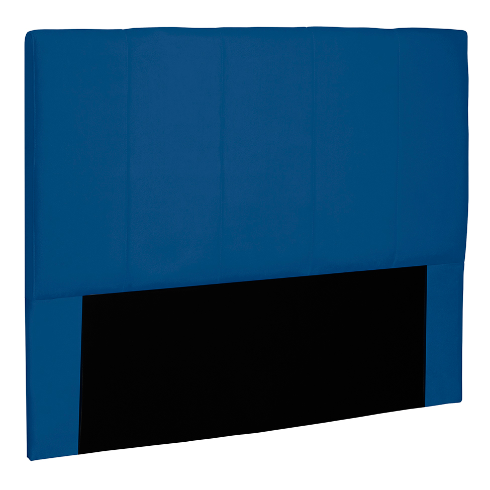 Cabeceira King Ravenna Suede Azul