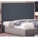 Cabeceira King Ravenna Suede Cinza