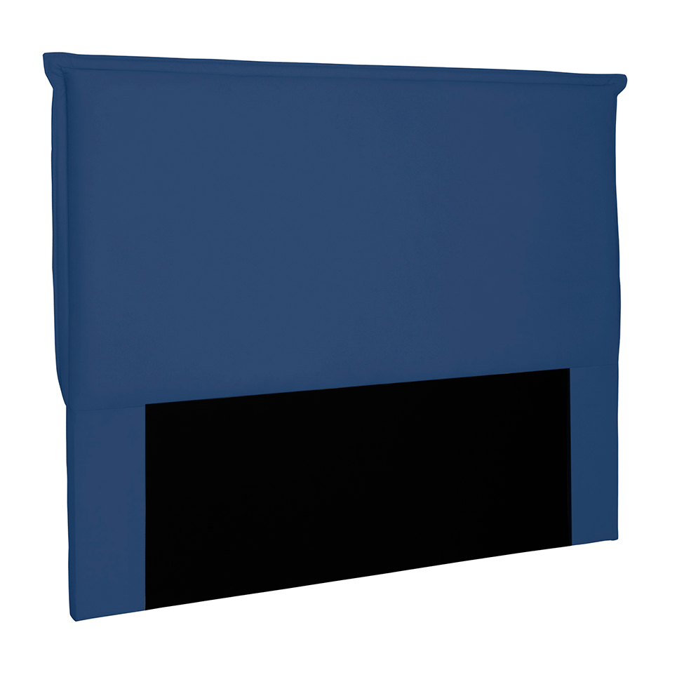 Cabeceira King Veneza Suede Azul