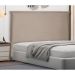 Cabeceira King Veneza Suede Bege