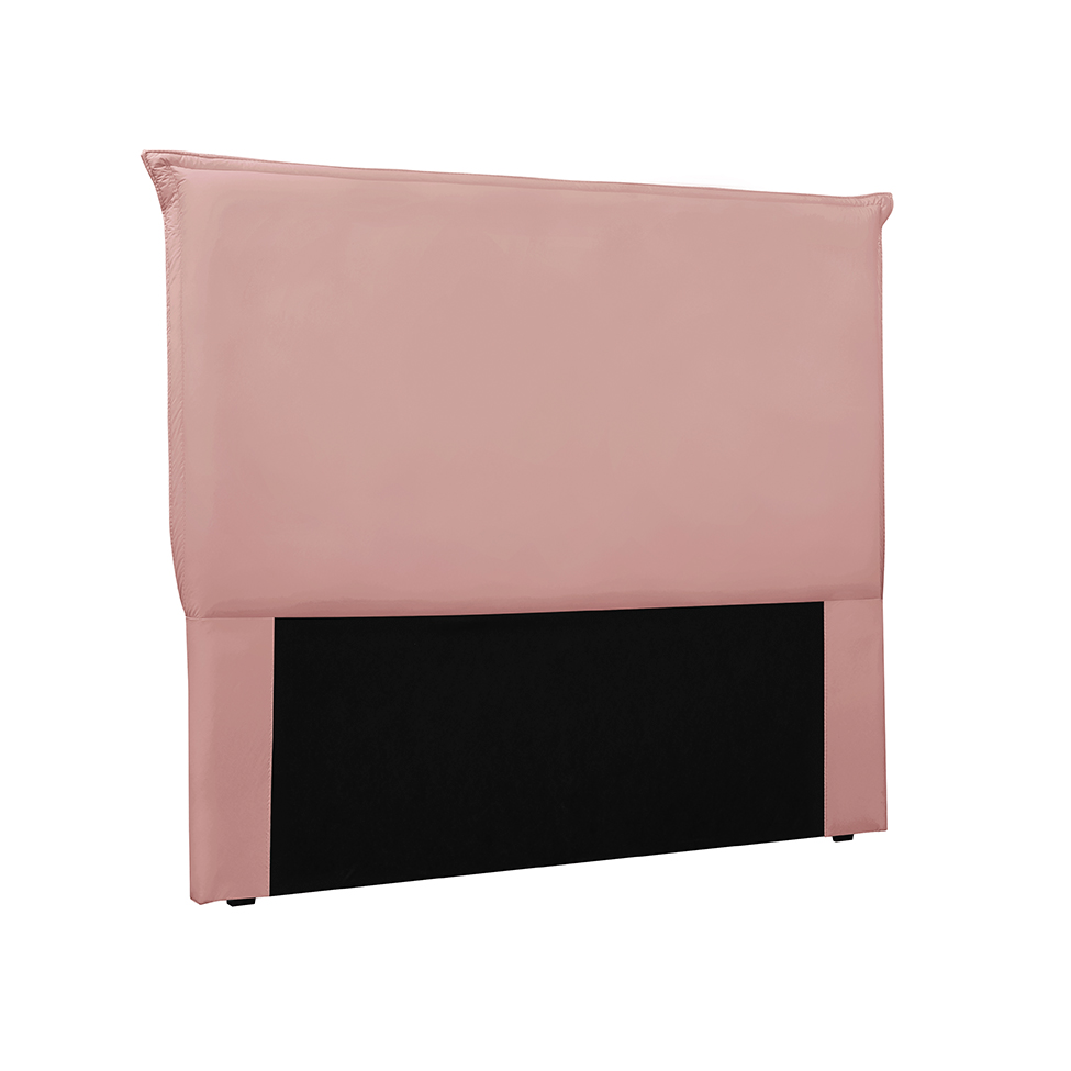Cabeceira King Veneza Veludo Rosa