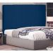 Cabeceira Queen Ravenna Suede Azul