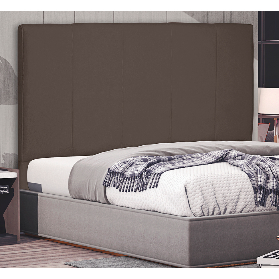 Cabeceira Queen Ravenna Suede Caramelo