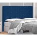 Cabeceira Queen Tânia Suede Azul