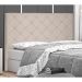 Cabeceira Queen Tânia Suede Bege