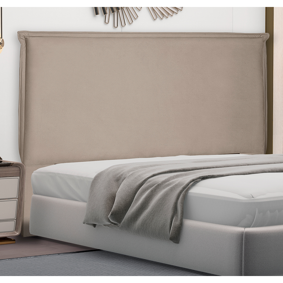 Cabeceira Queen Veneza Suede Bege