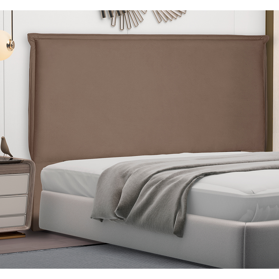Cabeceira Queen Veneza Suede Caramelo