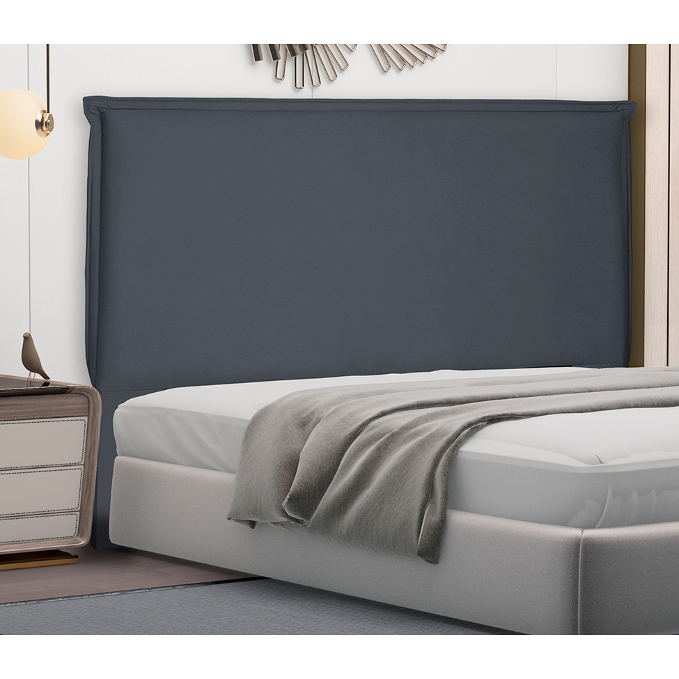 Cabeceira Queen Veneza Suede Cinza