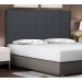 Cabeceira Queen Verona Suede Cinza
