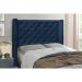 Cabeceira Queen Vicenza Suede Azul