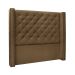 Cabeceira Queen Vicenza Suede Caramelo