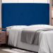 Cabeceira Solteiro Aquilla Suede Azul