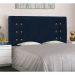 Cabeceira Solteiro Gênova Suede Azul