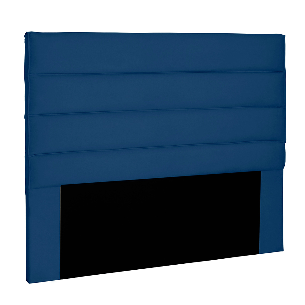 Cabeceira Solteiro La Italiana Suede Azul