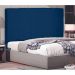 Cabeceira Solteiro Ravenna Suede Azul