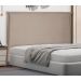 Cabeceira Solteiro Veneza Suede Bege
