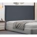 Cabeceira Solteiro Veneza Suede Cinza