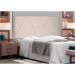 Painel para Cama Box Casal Aquilla Suede Bege