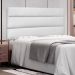 Painel para Cama Box Casal La Italiana Poliuretano Branco
