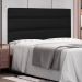 Painel para Cama Box Casal La Italiana Poliuretano Preto