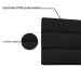 Painel para Cama Box Casal La Italiana Poliuretano Preto