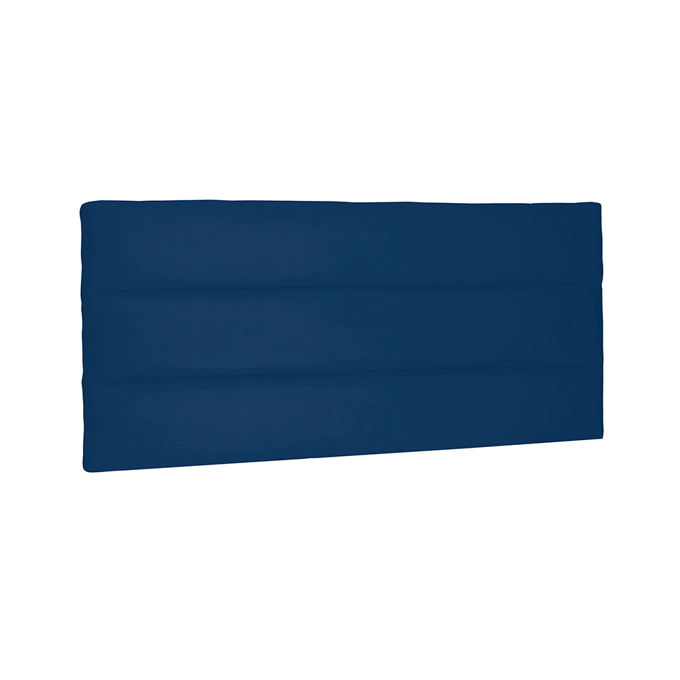 Painel para Cama Box Casal La Italiana Suede Azul