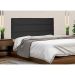 Painel para Cama Box Casal La Italiana Suede Preto