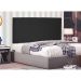Painel para Cama Box Casal Ravenna Suede Preto
