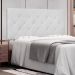 Painel para Cama Box Casal Tânia Poliuretano Branco