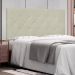 Painel para Cama Box Casal Tânia Poliuretano Marfim